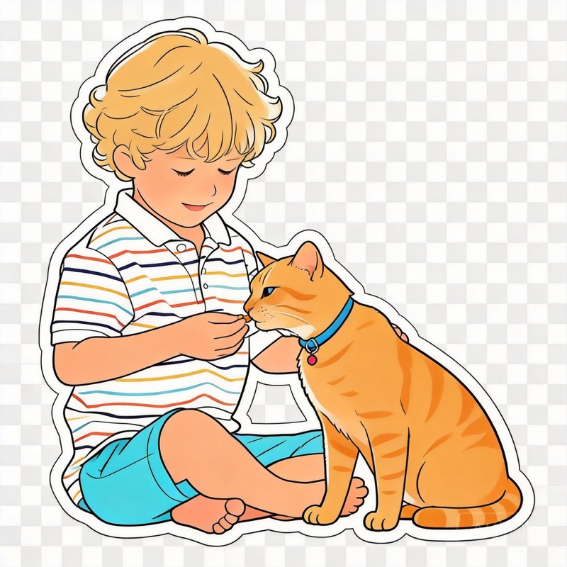 Clean sticker style preview